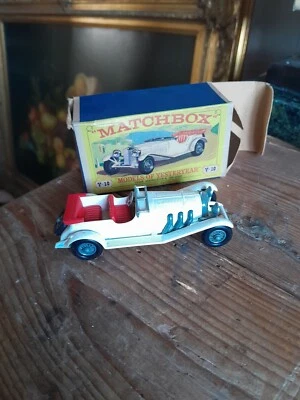MODELOS MATCHBOX LESNEY NO:Y-10 MERCEDES 36/220 1928 Die-Cast Model Car Foto 1 de 4