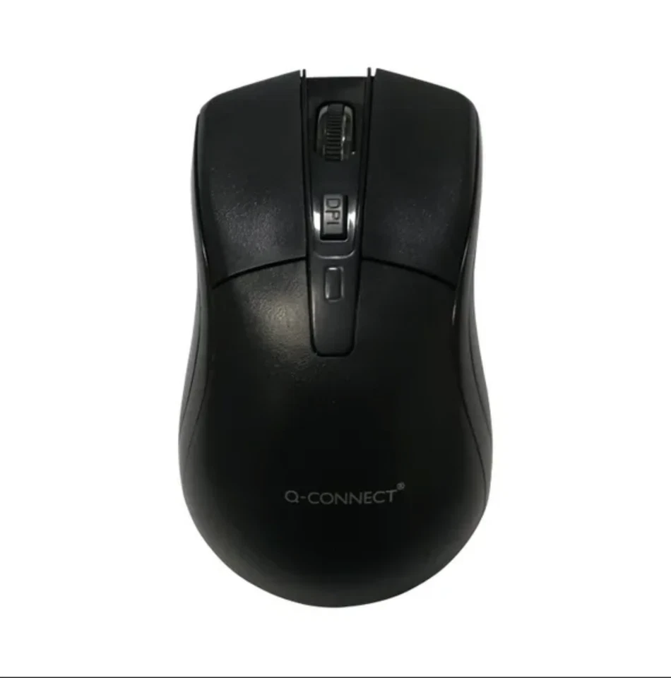 Q Connect Wireless Optical PC Laptop Mouse With Scroll Wheel 3 Button + FREE 24H - Image 1 of 1