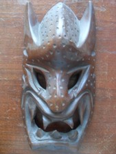 MASCHERA LEGNO ETNICA FILIPPINE VINTAGE ANNI '80