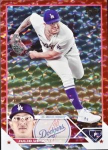 2023 Topps Series 1 Red Ice Foil #280 Julio Urias 136/199 Dodgers - Bild 1 von 1