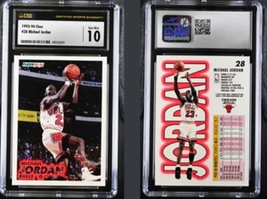 1993-94 Fleer Michael Jordan #28 - CSG 10 Gem MT Mint - Picture 1 of 1