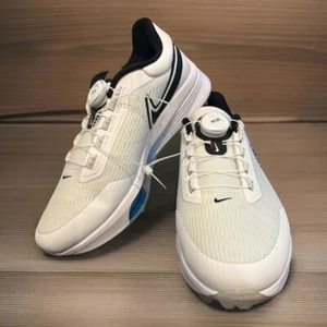 Scarpe da golf Nike Air Zoom Infinity Tour NEXT% BOA taglia 12 bianche larghe DJ5590-103 - Foto 1 di 20