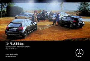 225545) Mercedes A-Klasse CLA Coupe GLA - Peak Edition - Prospekt 01/2017 - Bild 1 von 1
