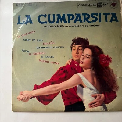 10” Japan Vinyl La Cumparsita Antonio Bisio su acordeon y conjunto   Tango - Image 1 of 4