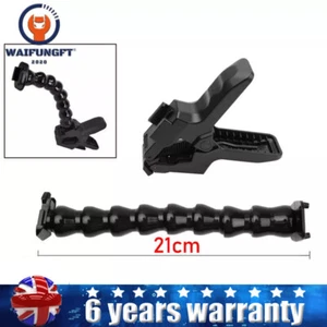 Jaws Flex morsetto supporto con collo regolabile per fotocamera GoPro Hero 9 8 7 6 5 nuovo - Foto 1 di 9