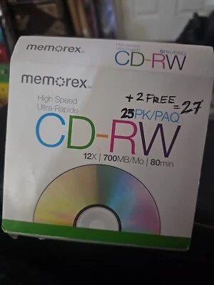 Memorex Cool Colors CD-R 25PK (25 pack of discs) - 40x, 700MB, 80 Min. - Image 1 of 4