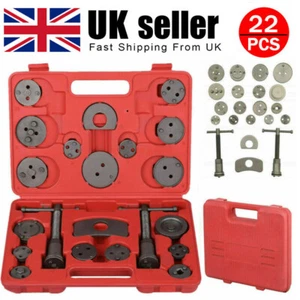 UNIVERSAL NEW BRAKE CALIPER PISTON REWIND WIND BACK TOOL KIT 22 34 PIECES SET - Picture 1 of 12