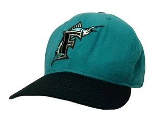 De Colección New Era Modelo Profesional Dupont Visera MLB Florida Marlins Snapback Sombrero Hecho en EE. UU. - Imagen 1 de 10