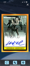Topps Star Wars Card Trader Signature General Grievous Orange DIGITAL EPIC LTD
