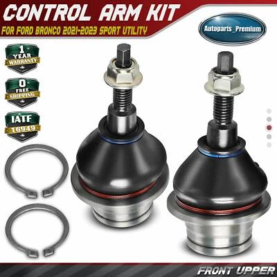 2x Front Upper Left & Right Ball Joints for Ford Bronco 2021-2023 Sport Utility - Image 1 of 4