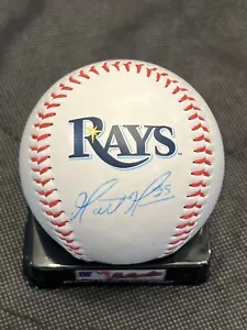 Matt Moore Tampa Bay Rays Autographed Rawlings Major League Team Logo Baseball - Picture 1 of 2
