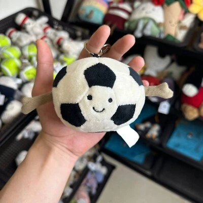 Jellycat with TAG & GIFT BAG Football Keychain Keyring Car Plush Stuffed Toy - image 1 of 4