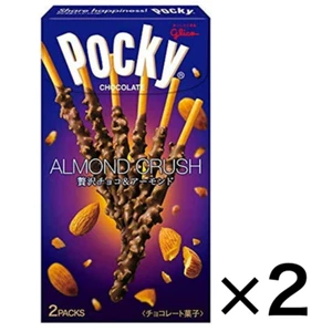 Glico Pocky Almond Crush Type 2Box Set 2Pack@Box Made in Japan - Picture 1 of 8
