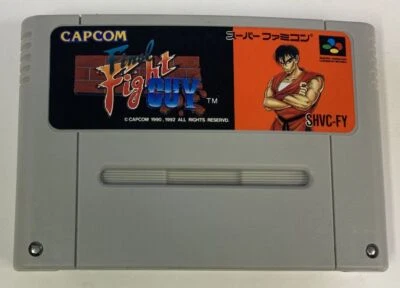 Nintendo Super Famicom SFC Final Fight Guy Japan Version Cartridge Only 0693 SP - Image 1 of 2