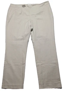 CHICO'S SO SLIMMING KATHARINE Women 4 Short (US XL 20) Basic Putty Pants NEW - Picture 1 of 15