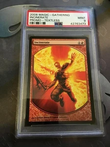 Low Pop 1! Incinerate PSA 9 Mint Textless Promo 2008 MTG Magic the Gathering - Picture 1 of 1