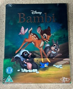 Bambi (1942) Blu-ray Steelbook - Zavvi Exclusive Brand New Sealed - Picture 1 of 3