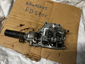 countax kawasaki 590v engine parts head with cooling pipe side good condition - Picture 1 of 10