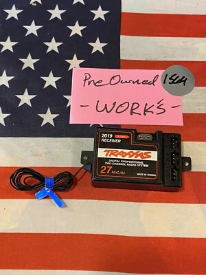 Receptor X-Tal Traxxas 2019 •27 MHz•AM•2 canales• Usado enviado a EE. UU. Foto 1 de 4