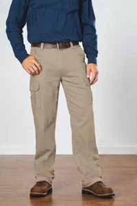Pantaloni cargo kaki foderati in flanella Red Head Fulton Flex Fit nuovi con etichette taglia 42x30 - Foto 1 di 5