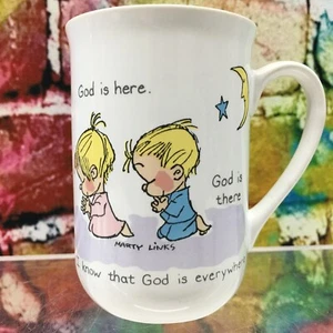 Dios está aquí, allá, en todas partes taza de café PAPEL oración religiosa cristiana - Imagen 1 de 12