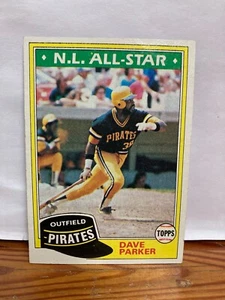 Dave Parker 1981 Topps Baseball Karte - Bild 1 von 2