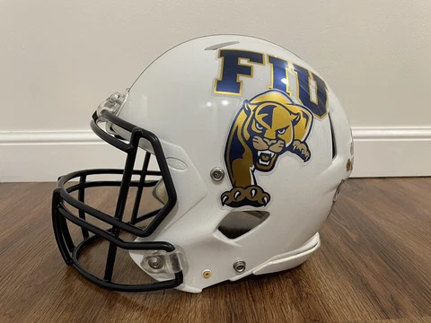 Florida International University / FIU Panthers Football Helmet / Riddell Speed Cover
