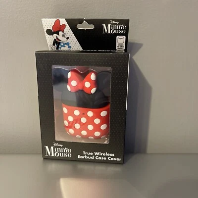 Funda para auriculares DISNEY MINNIE MOUSE diseñada para AirPods Gen 1 y 2 + llavero Foto 1 de 4