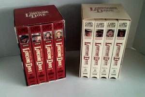 Lonesome Dove VHS 8 Tape 2 Box Set  Robert Duvall, Tommy Lee Jones, Danny Glover - Picture 1 of 7