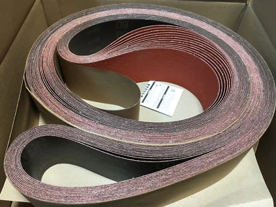 Cinturones de tela 3M 777F grado 60 YF 3" X 132" 76520 estuche completo CANTIDAD 25 cinturones Foto 1 de 2