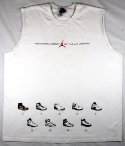 VTG Air Jordan XXL Tank Top 18 Years Love Sports Shirt History Shoes FREE SHIP!