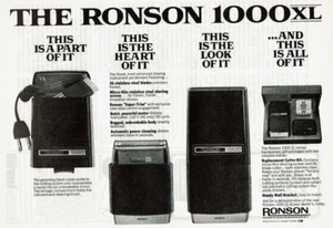 1972 Vintage Print Ad The Ronson 1000XL Rasur Ersatz Schneider Kit All of It - Bild 1 von 2