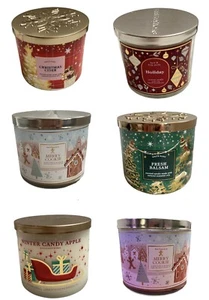 BATH AND BODY WORKS 3 Wick CANDLES, Choose Your Scent, BN - Picture 1 of 30