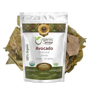 Organic Way Avocado Dried leaves Whole (2 Oz) - Picture 1 of 6