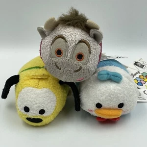 3 x Disney Tsum Tsum • Sven • Donald • Pluto • 3” New • BNWT - Foto 1 di 10