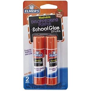 Elmer's Glue Stick 2pk 6G Washable Disappearing Purple Glue - Picture 1 of 1