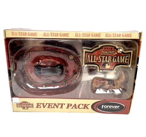 Forever Collectibles 2004 Houston MLB All Star Game Event Pack - Hat Boot Magnet Cover