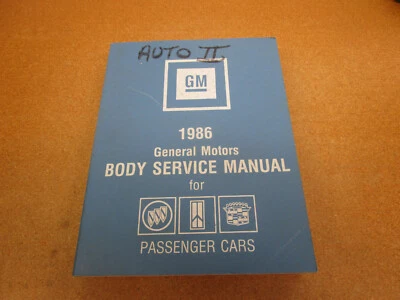 1986 Fisher Oldsmobile Buick Riviera Cadillac Brougham body service manual - Image 1 of 4