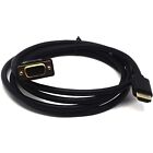 Hdmi To Vga Cable With Ic,Gold-Plated 1080P Hdmi Male To Vga Male 4K Surported