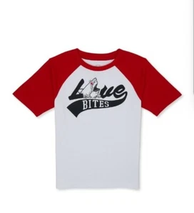 Wonder Nation Boys " Love Bites" Short Sleeve T-Shirt Size XL Husky (14-16) NEW - Picture 1 of 5