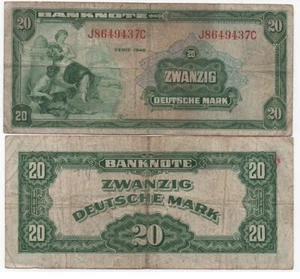 Deutschland - 20 Mark 1948 Sehr guter Zustand S. 6a Lemberg-Zp - Bild 1 von 1