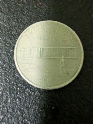 2001-P North Carolina State Quarter Improperly Annealed Planchet Error - Image 1 of 4
