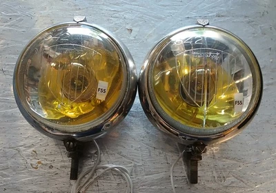 Marchal 642 pre-1957 12V Yellow Fog Driving Light- Carello Hella Cibie - Image 1 of 4