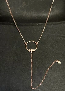 Luv Aj Rose Gold Lariat - Picture 1 of 2