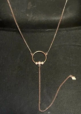 Luv Aj Rose Gold Lariat - Image 1 of 2
