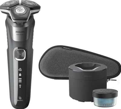 Philips Series 5000 Men's Wet and Dry Shaver - Grey (S5887/50) NEW & Original Packaging - Image 1 of 4