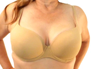 Rosa Faia Balconette-BH mit Bügel beige bestickt Name geformt 34D neu ohne Etikett - Bild 1 von 5