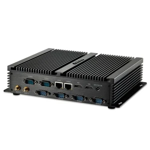 Fanless Mini Desktop Computer, Powerful Industrial PC with Core i7 CPU, 8GB R... - Picture 1 of 7