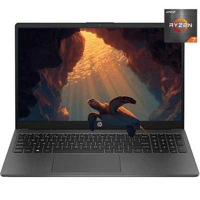HP 255 G10 15.6 in FHD Laptop 8 core AMD Ryzen 7 32GB DDR4 RAM 1TB SSD Win11Pro - Image 1 of 4