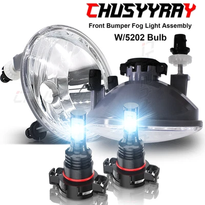 Par de luces antiniebla LED para parachoques 07-13 GMC Sierra 1500/2007-14 2500HD 3500HD Foto 1 de 4